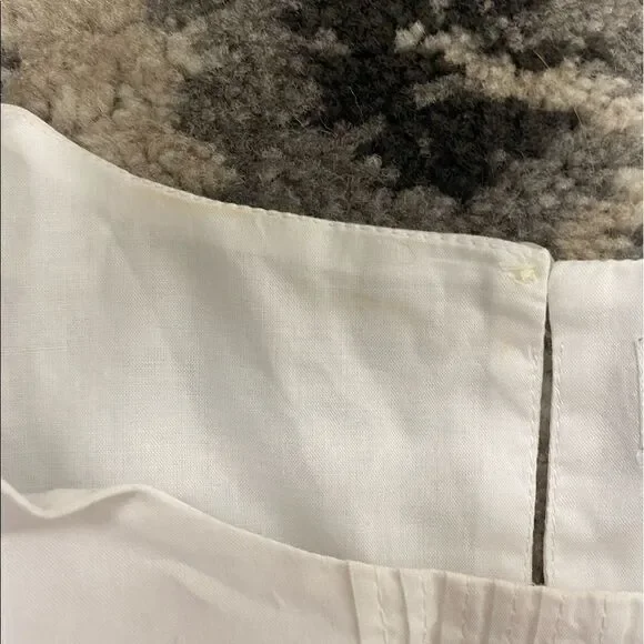 J. Crew Factory Pleated ruffle top Item BA746* - Picture 3 of 4